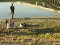 Along Ship Creek, a popular weekend spot for Anchorage fishermen