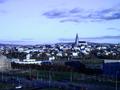 View of Reykjavik center from the south
