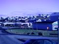Driving to the airport, residences on the outskirts of Reykjavik
