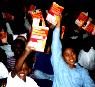 Students with their dictionaries